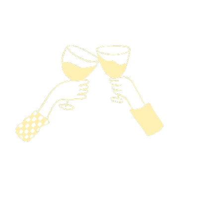 Verres qui trinquent